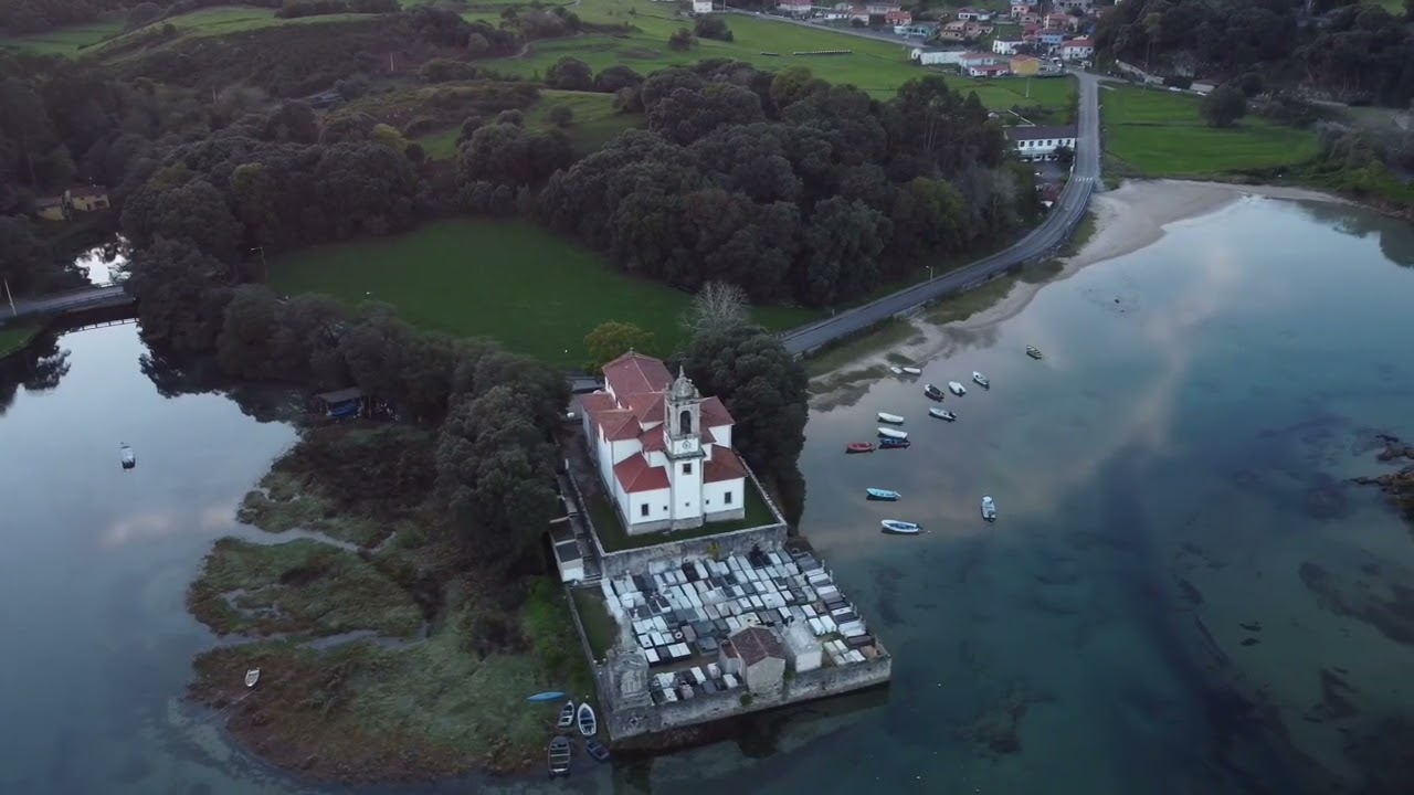 Iglesia de Barro-Niembro (Asturias) - Drone