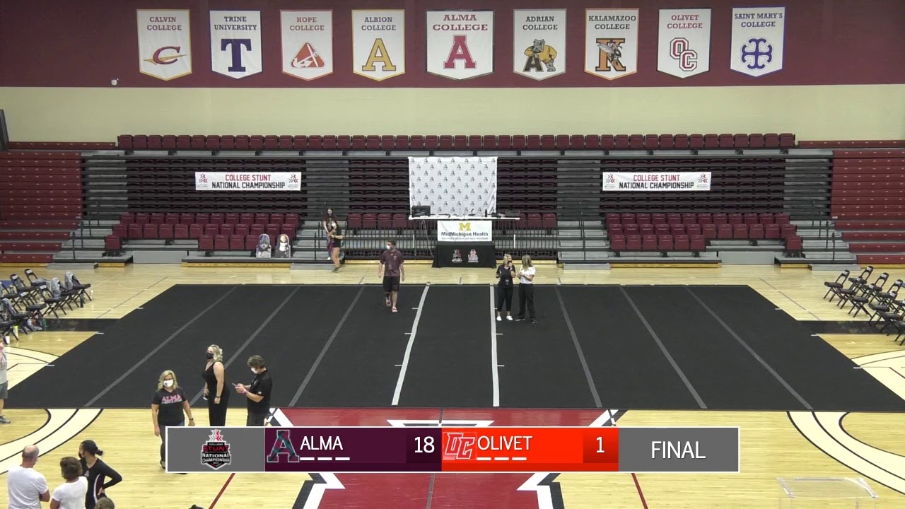 D3 STUNT Nationals Championship Game: Alma College vs. Olivet College