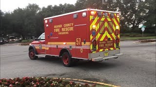 Orange County Rescue 57 responding to medical call