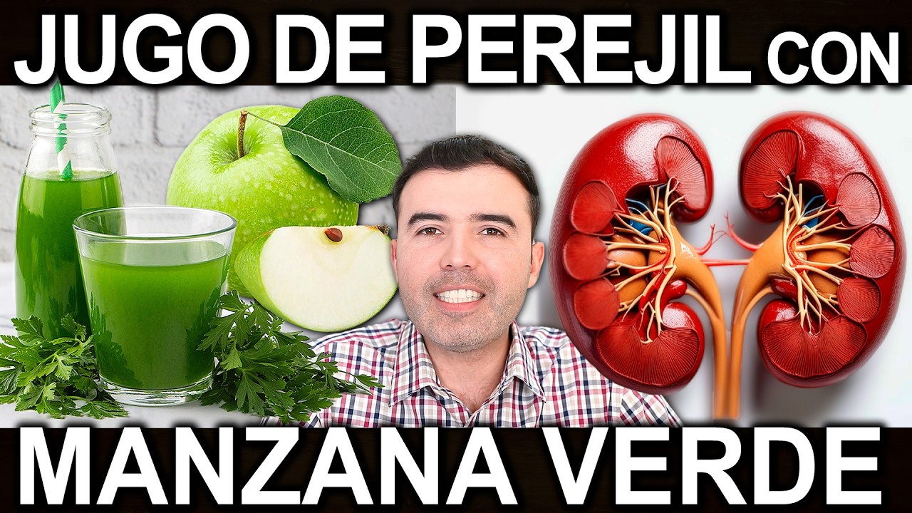 JUGO DE PEREJIL CON MANZANA VERDE TODOS LOS DIAS - Para Que Sirve Beneficios Para Tu Salud Y Belleza