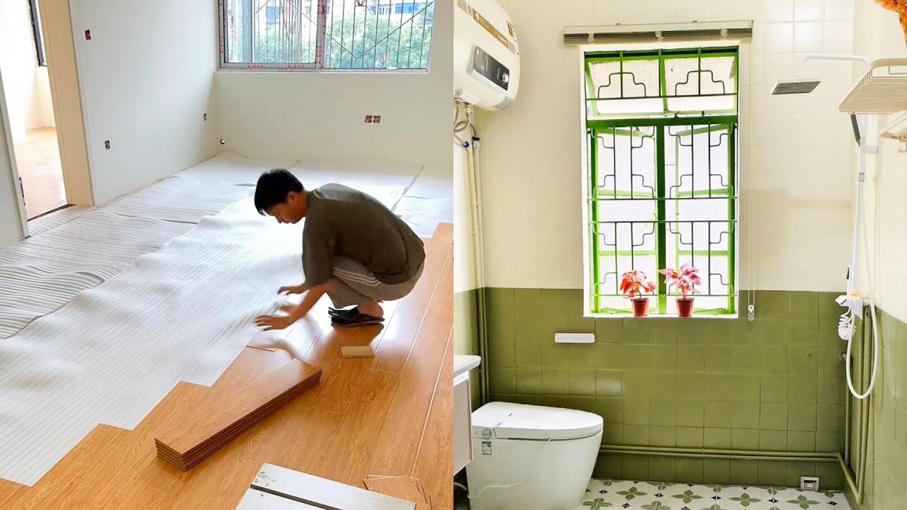 A gifted boy rented a dilapidated house for $2,000 and renovated the toilet and kitchen