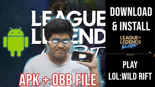 ... league of legends: wild rift download links apk file: htt...