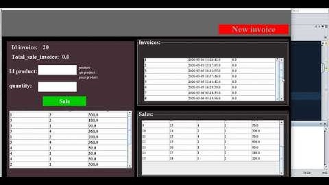 Jtable sales invoice Java Swing