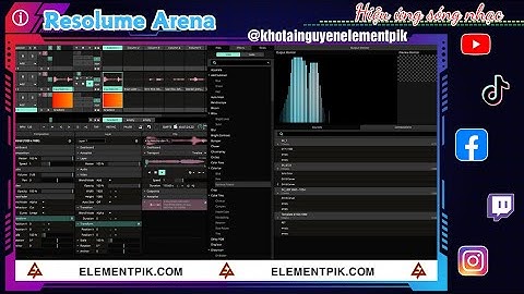 Hiệu ứng sóng nhạc - Resolume Arena [ElementPik.com]