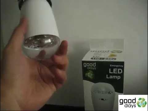 Rechargeable LED light. LED lamp rechargeable bulb