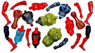 AVENGERS TOYS MARVEL'S SPIDER-MAN SUPERMAN SIREN HEAD SPIDERMAN AND HULK SMASH ASSEMBLE VIDEO