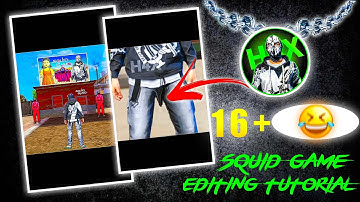 SQUID GAME FUNNY🤣VIDEO EDITING TUTORIAL LIKE @h4xx_777