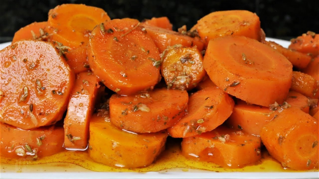 Zanahorias aliñadas