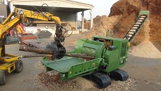 PTH 1200/660 M Pezzolato drum wood chipper tracked powered by CATERPILLAR C9 375 Hp engine