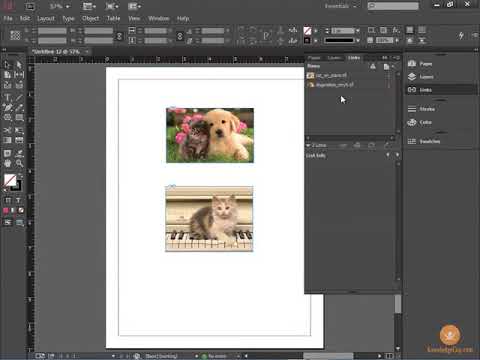 How to Place and link Graphics Frames in InDesign Creative Cloud