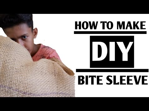 How to make a DIY dog bite sleeve at 