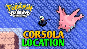 How To Catch Corsola In Pokemon Emerald | Corsola Location