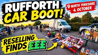 🚗 Rufforth Car Boot Sale | 4 October | North Yorkshire | Reseller Vlog