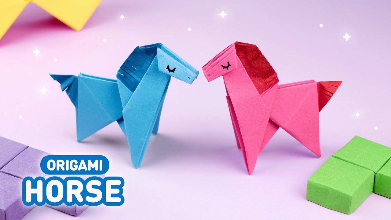 Оригами Лошадь из бумаги | Origami Paper Horse