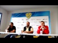 Pressekonferenz nach dem Spiel FSV 63 Luckenwalde – Lichtenberg 47 am 23.08.2014