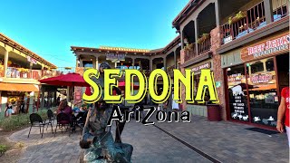 [4K] 🇺🇸 Downtown SEDONA, Arizona | Walking Tour with Captions