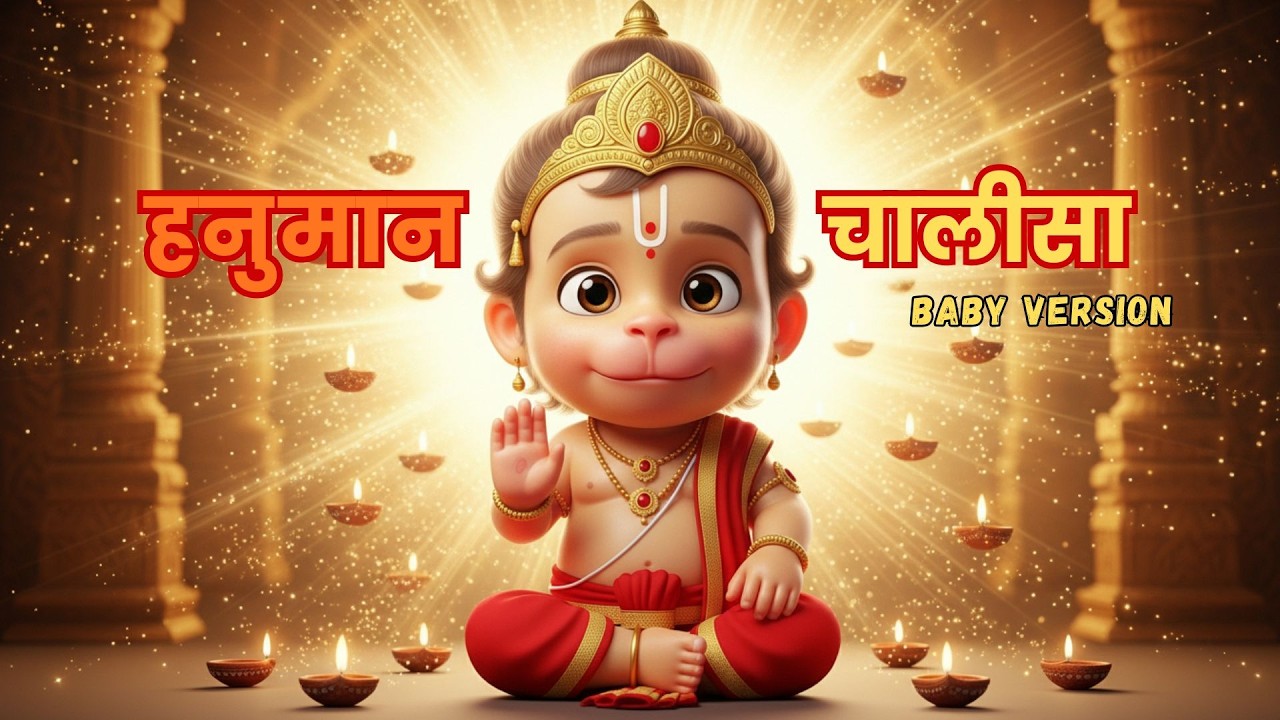 हनुमान चालीसा | 3D Baby Hanuman Full Animation | Hanuman Chalisa | Peaceful | Babyowh