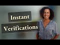 How Do Instant Verifications Skip the Wait?