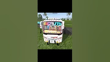 BEAUTY BMR Kerala Bus Mod In Bus Simulator Indonesia - Bussid Bus Mod - Bussid Car Mod - Bussid