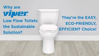 Why Choose Viper Low Flow Toilets? by Gerber Plumbing Fixtures 1,306 views 1 year ago 2 minutes, 13 seconds