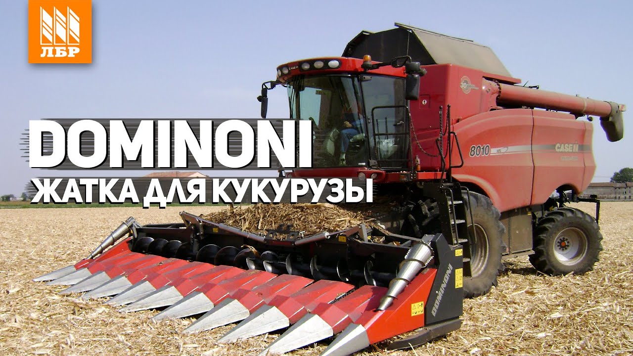 Жатка Dominoni для уборки кукурузы под комбайн Акрос