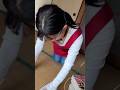 拭き掃除は腰が痛みます。Wiping the floor hurts my back. #mom # #mother #japan