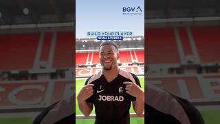 Build your player ⚽️ with Noah Atubolu @SCFreiburg 🤍🧡 #buildyourplayer #scfreiburg #spiel
