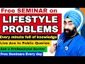 Lifestyle Problems Live Seminar | Expert Advice | Public Q&A | Dr.Education