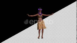 Hawaiian Girl Dance | Motion Graphics - Envato elements