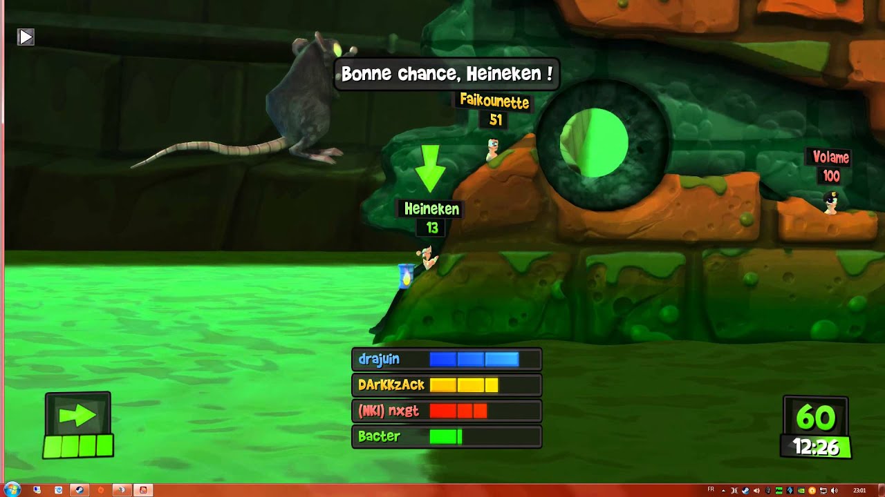 Worms Battle 4 Joueur