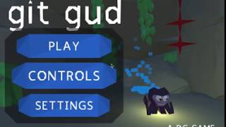 git gud, a game submitted to GitHub's Game Off