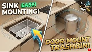 Custom Made Furniture :  Part6 :  Cabinet for sink and Trashbin