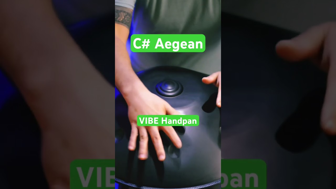 VIBE Handpan C Aegean #vibehandpan #scale #aegean #music #handpan #yoga #meditation #relaxing