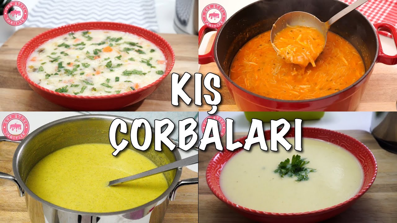 4 Enfes Kış Çorbası Tarifi ???? İçinizi Isıtacak! Kolay ve Pratik Çorba Tarifleri ve Çorba Çeşitleri 4 Enfes Kış Çorbası Tarifi ???? İçinizi Isıtacak! Kolay ve Pratik Çorba Tarifleri ve Çorba Çeşitleri