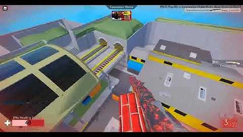 1v1 with my friend in Arsenal ( ROBLOX )