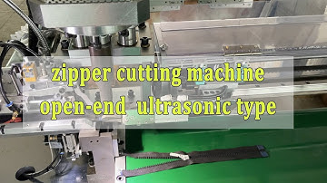 zipper open-end cutting machine ultrasonic type