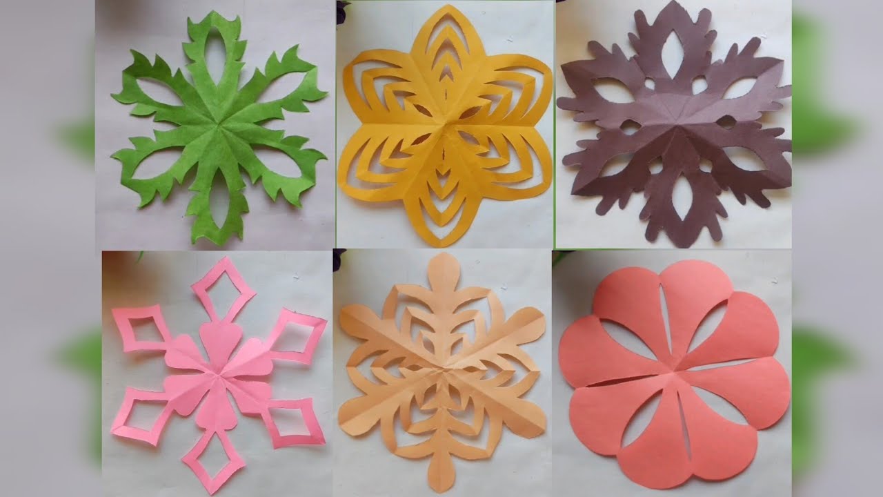 Snowflake Many 6 Types of Snow flakes || Snowflakes In Beautiful Design || Many Types ...