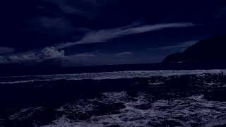 Dark Blue Beach Ambience for Sleep | A Soft Ocean Path Toward Inner Calm screenshot 3