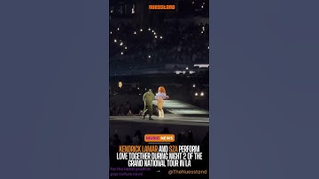 Thumbnail of Kendrick & SZA shut the stage down doing a duet of his hit “LOVE.”night 2 Grand National Tour in LA!