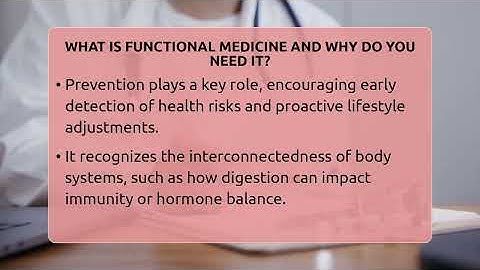 What Is Functional Medicine And Why Do You Need It? - Functional and Integrative Wellness Guru