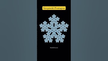 Sierpinski Pentagon Fractal Art | Manim Animation