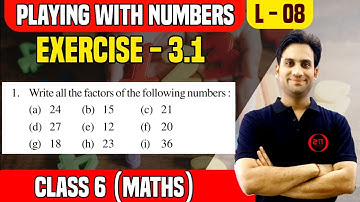 NCERT Exercise - 3.1 Ques 1 (all parts) Class 6 Maths Chapter 3 | Playing With Numbers 08 |