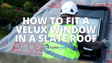 How to Fit a Velux Window in a Slate Roof