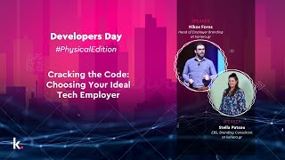 Cracking the Code: Choosing Your Ideal Tech Employer | Developers:Day #PhysicalEdition 2023