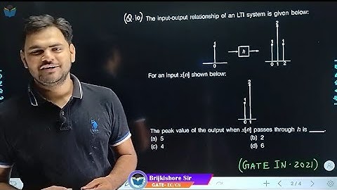 🔴Lec 06 Problem Based on LTI System || Recent Trend Series || Signal & System || GATE