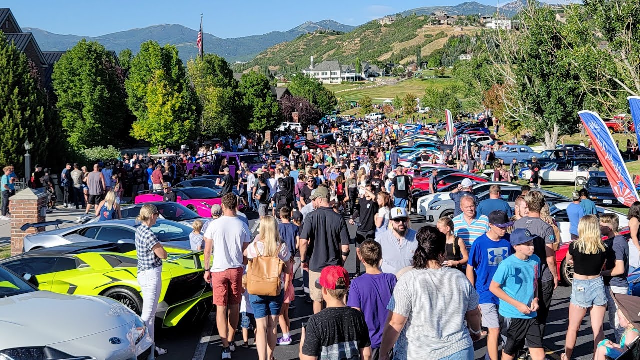 Utah's Biggest Car Show! (Bugatti Chiron, Bugatti Veyron, 3 Mclaren