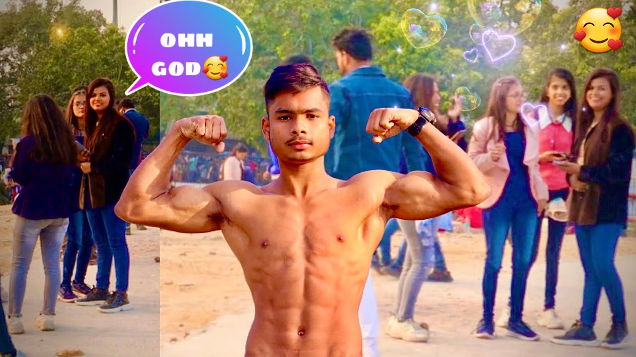🥰 ShirtLess Video 🥰 In Connaught Place, Delhi || FIT SATYAM ||