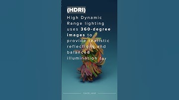 What is an HDRI? #cgi #animation #design #music #blender #audio #audiovisual #ai #houdini #hiphop #1