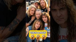 Iron Maiden Members Evolution: Then &amp; Now 🔥 #ironmaiden  #heavymetal  #rocklegends
