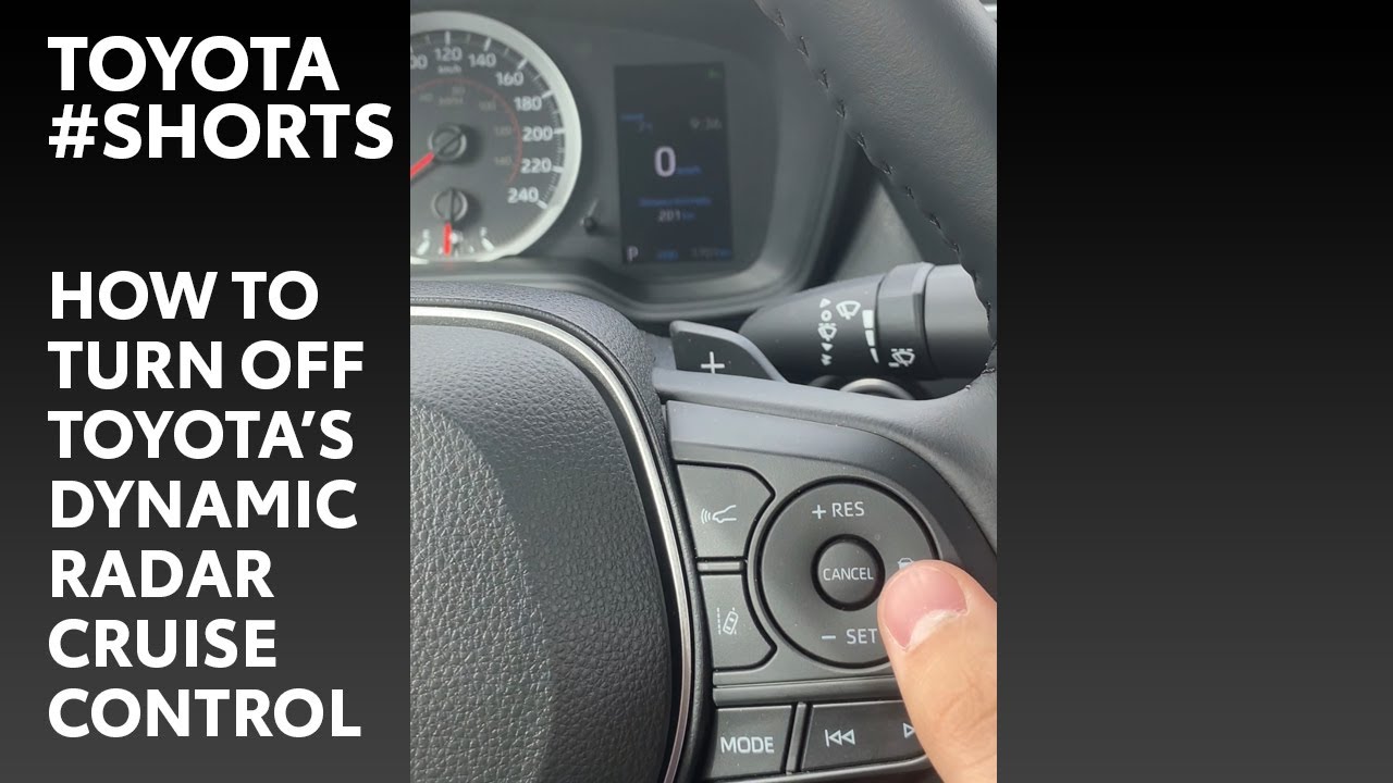 turn off radar cruise control toyota tacoma